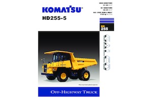 Камиони-самосвали Komatsu HD255-5