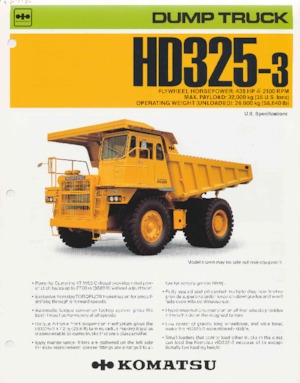 Камиони-самосвали Komatsu HD180-4