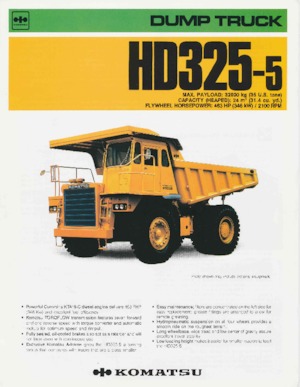 Камиони-самосвали Komatsu HD325-5