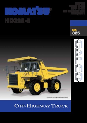 Камиони-самосвали Komatsu HD325-6