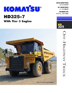 Камиони-самосвали Komatsu HD325-7