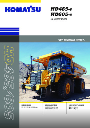 Камиони-самосвали Komatsu HD605-8E0