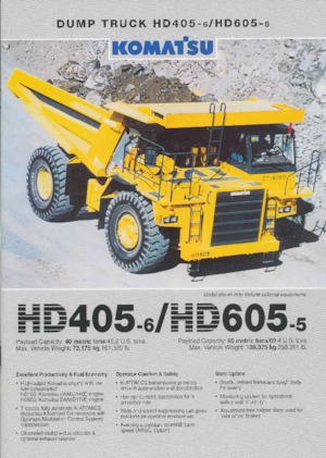 Камиони-самосвали Komatsu HD405-6