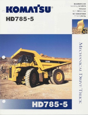 Камиони-самосвали Komatsu HD785-5