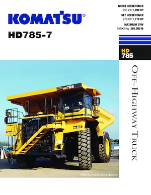Камиони-самосвали Komatsu HD785-7