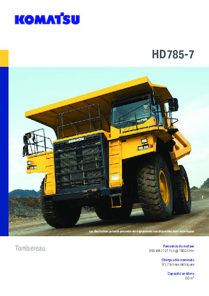 Камиони-самосвали Komatsu HD785-7