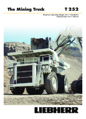 Камиони-самосвали Liebherr T 252