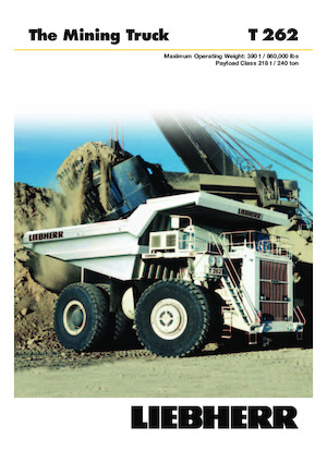 Камиони-самосвали Liebherr T 262