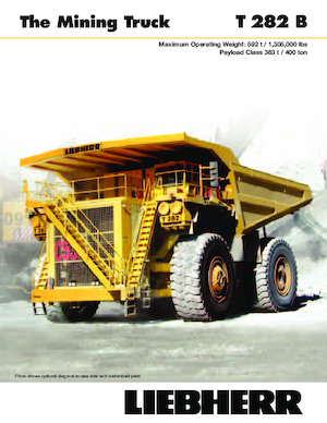 Камиони-самосвали Liebherr T282B