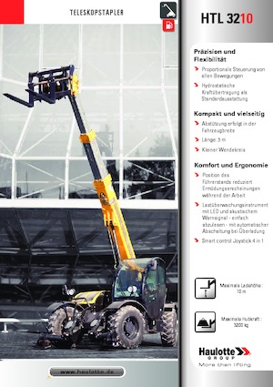 Телескопични манипулатори на материали Haulotte HTL3210