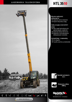 Телескопични манипулатори на материали Haulotte HTL3510