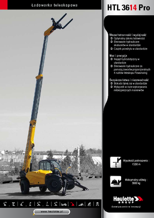 Телескопични манипулатори на материали Haulotte HTL3614