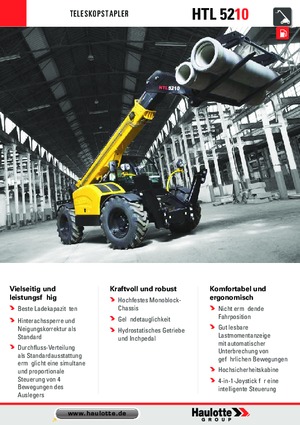 Телескопични манипулатори на материали Haulotte HTL5210
