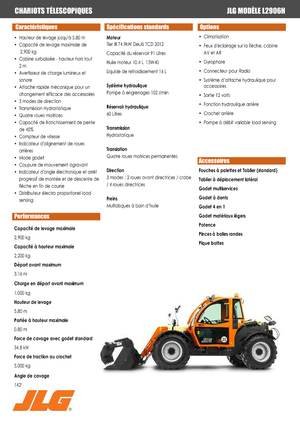 Телескопични манипулатори на материали JLG L 2906 H