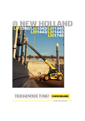 Телескопични манипулатори на материали New Holland LM 1745 turbo