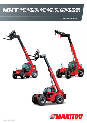 Телескопични манипулатори на материали Manitou MHT 10180
