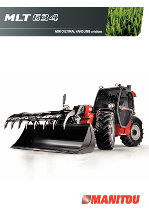 Телескопични манипулатори на материали Manitou MLT 634-120  LSU