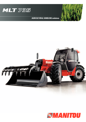 Телескопични манипулатори на материали Manitou MLT 735-120 LSU