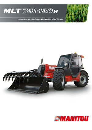 Телескопични манипулатори на материали Manitou MLT 741-120 H LSU