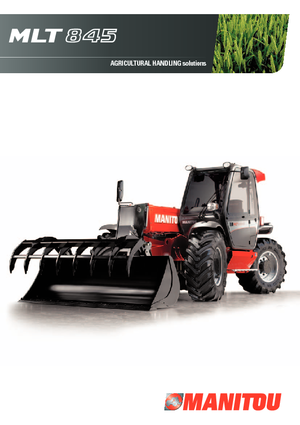 Телескопични манипулатори на материали Manitou MLT 845-120 LSU