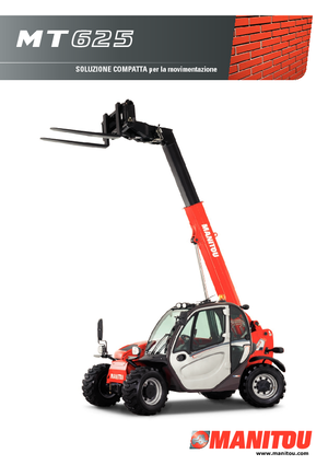 Телескопични манипулатори на материали Manitou MT 625 T