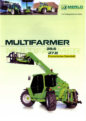 Телескопични манипулатори на материали Merlo Multifarmer 27.8