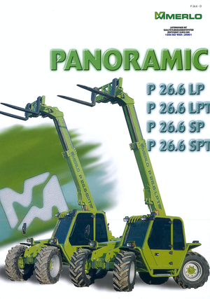 Телескопични манипулатори на материали Merlo P 26.6 LPT/SPT