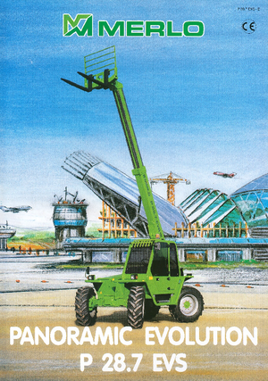 Телескопични манипулатори на материали Merlo P 28.7 EVS
