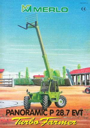 Телескопични манипулатори на материали Merlo P 28.7 EVT