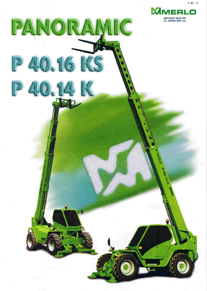 Телескопични манипулатори на материали Merlo P 40.14 K