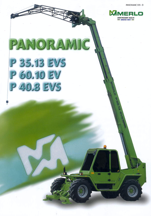 Телескопични манипулатори на материали Merlo P 40.8 EVS