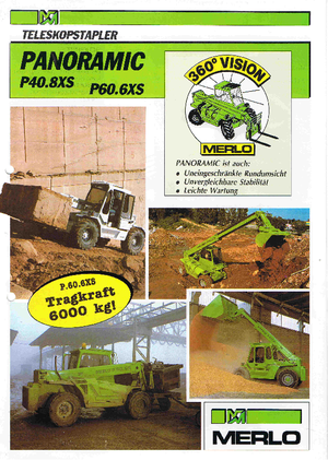 Телескопични манипулатори на материали Merlo P 60.6 XS