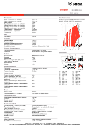 Телескопични манипулатори на материали Bobcat T 40140