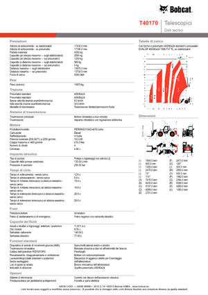 Телескопични манипулатори на материали Bobcat T 40170