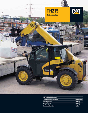 Телескопични манипулатори на материали Caterpillar TH215