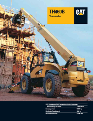 Телескопични манипулатори на материали Caterpillar TH 460 B