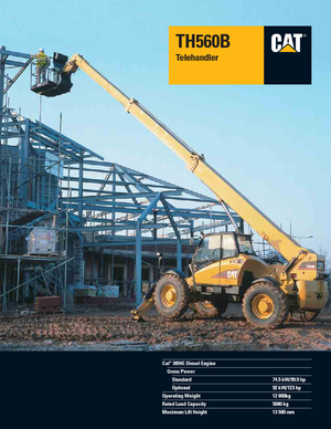 Телескопични манипулатори на материали Caterpillar TH 560 B