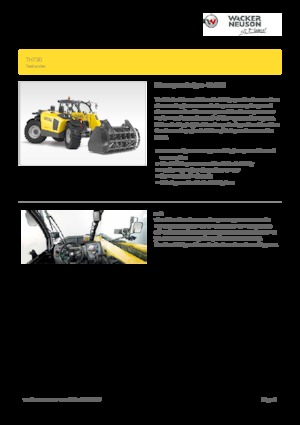 Телескопични манипулатори на материали Wacker Neuson TH730