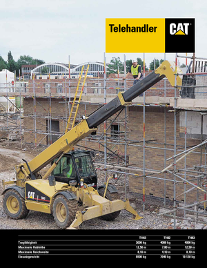 Телескопични манипулатори на материали Caterpillar TH 63