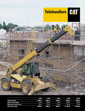 Телескопични манипулатори на материали Caterpillar TH 63