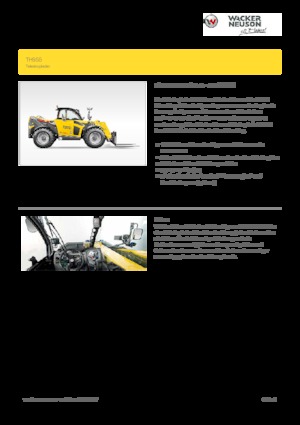 Телескопични манипулатори на материали Wacker Neuson TH955