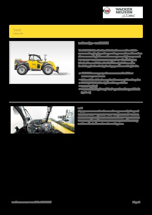 Телескопични манипулатори на материали Wacker Neuson TH955