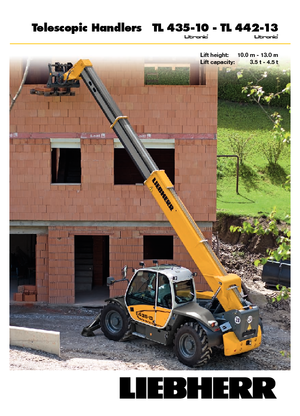 Телескопични манипулатори на материали Liebherr TL 442-13