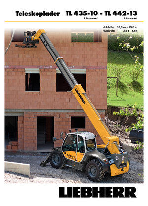 Телескопични манипулатори на материали Liebherr TL 442-13