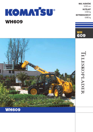 Телескопични манипулатори на материали Komatsu WH609