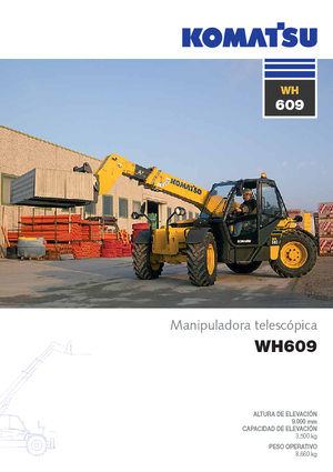 Телескопични манипулатори на материали Komatsu WH609