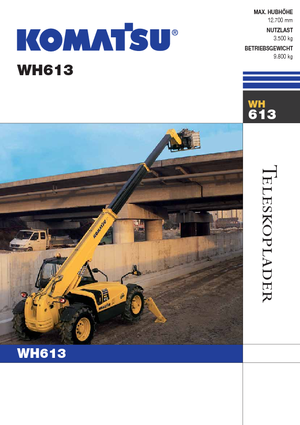 Телескопични манипулатори на материали Komatsu WH613