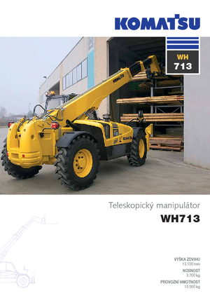 Телескопични манипулатори на материали Komatsu WH713
