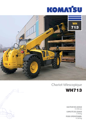 Телескопични манипулатори на материали Komatsu WH713