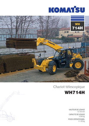 Телескопични манипулатори на материали Komatsu WH714H